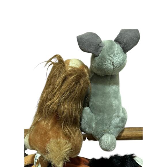Lady and The Tramp 8" Stuffed Plushes Walt Disney World Disneyland Vintage Dogs - Picture 3 of 10